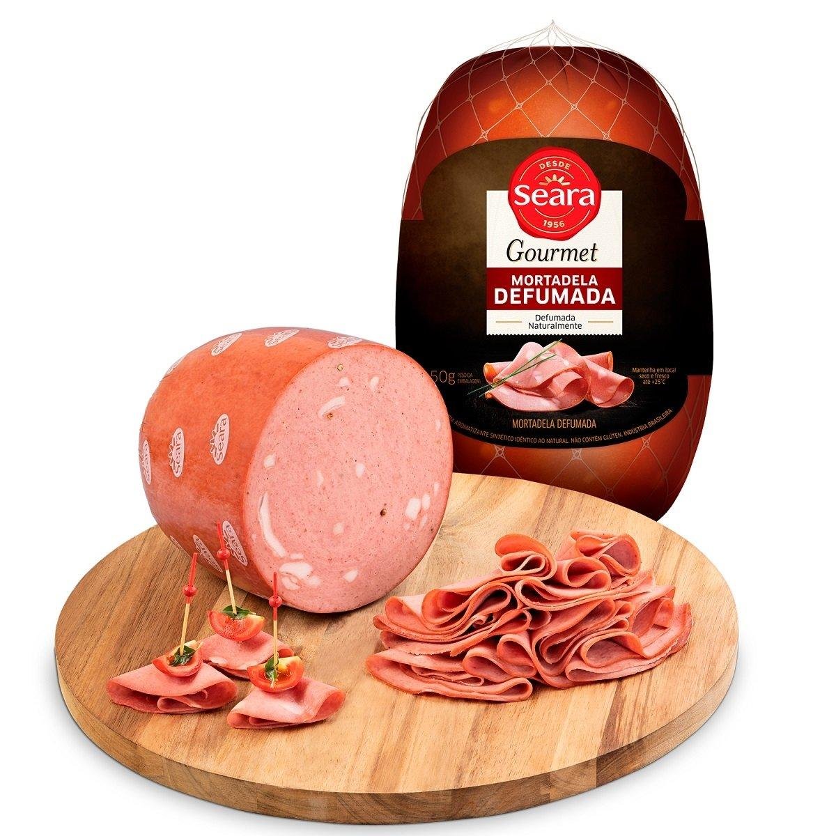 Mortadela Defumada Seara Gourmet Fatiada 200g