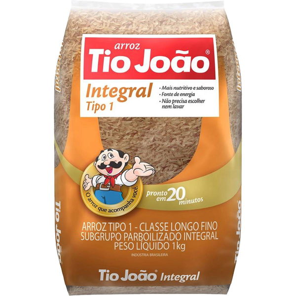Arroz Integral TIO JOÃO 1kg