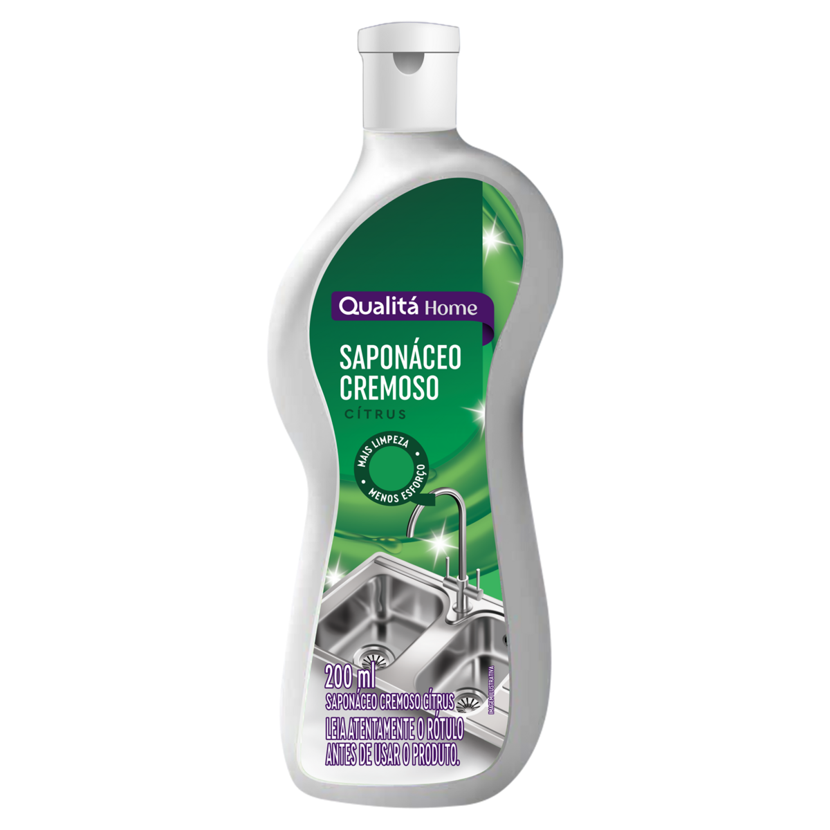 Saponáceo Cremoso Cítrus Qualitá Home Squeeze 200ml