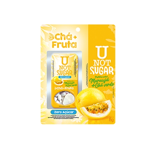 Pastilha Diploko Vitamina C Maracujá + Chá Verde Zero Açúcar 8g