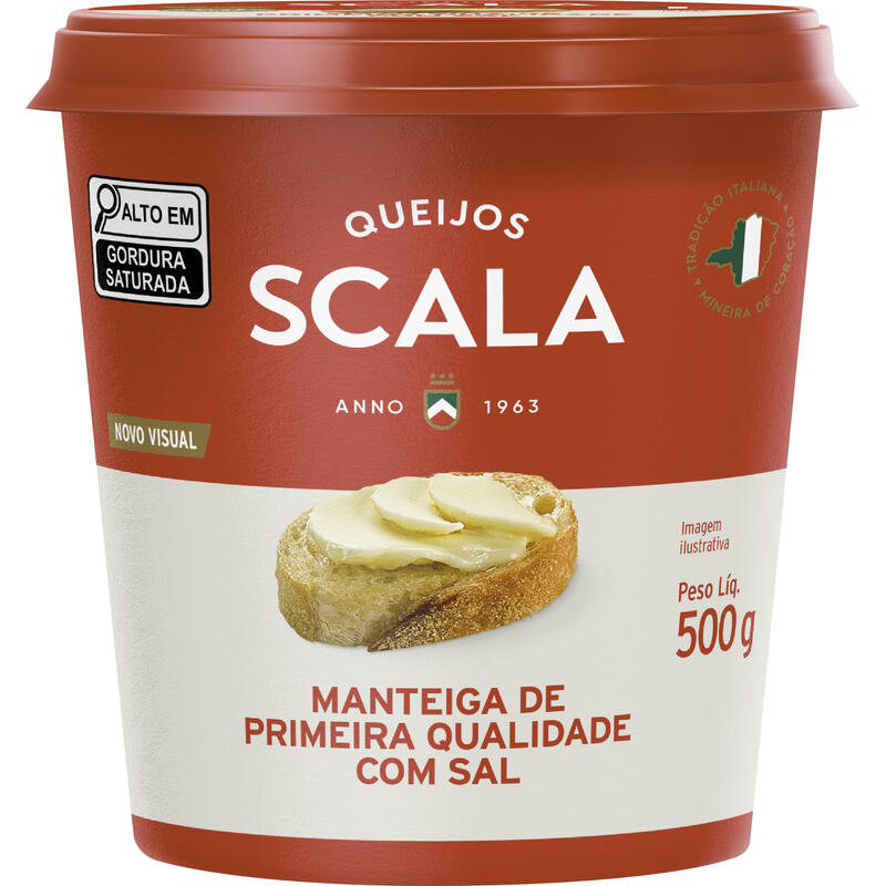 Manteiga Scala Com sal 500g