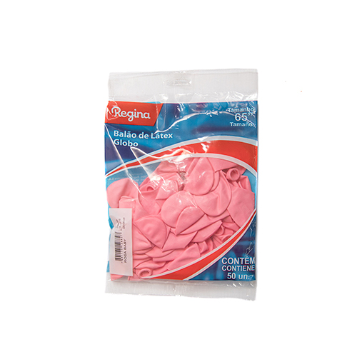 Balao Regina Pera Liso Rosa C/50
