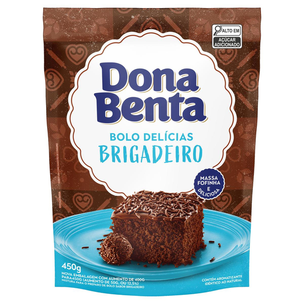 Mistura para Bolo Brigadeiro Dona Benta Pacote 400g