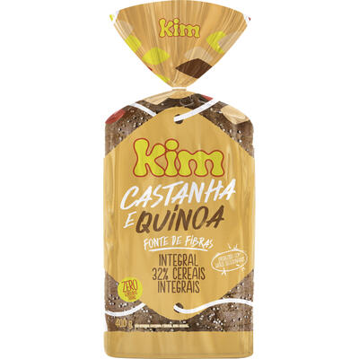 Pão de Forma Kim Castanha e Quinoa 400g