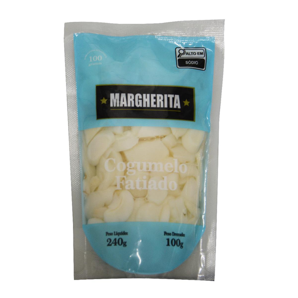 Cogumelo Margherita 100g - Fatiado - Sachê