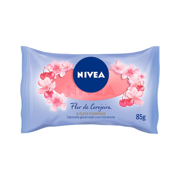 Sabonete Barra Hidratante Flor de Cerejeira & Óleos Essenciais Nivea 85g