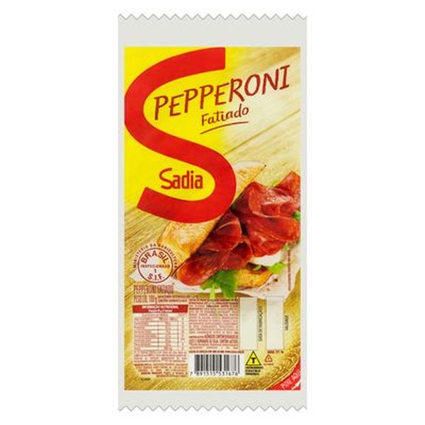 Salame pepperoni fatiado 100g Sadia