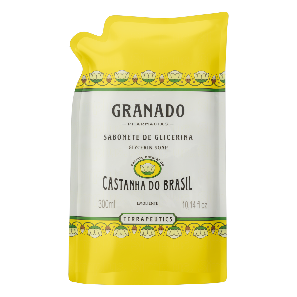 Refil Sabonete Líquido GRANADO Glicerina Castanha do Brasil 300ml