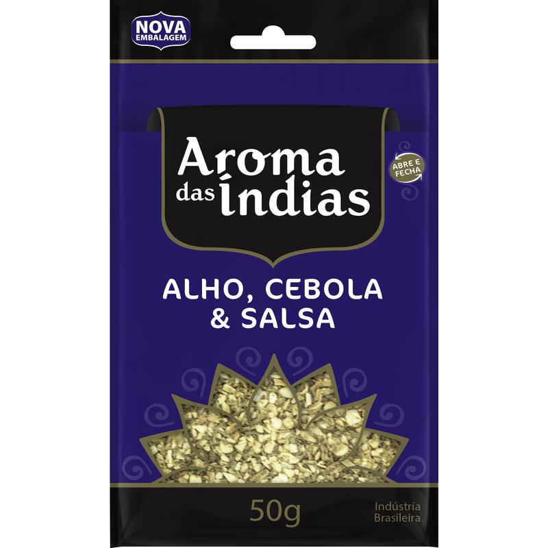 Tempero Aroma das Índias Cebola, Alho e Salsa 50g