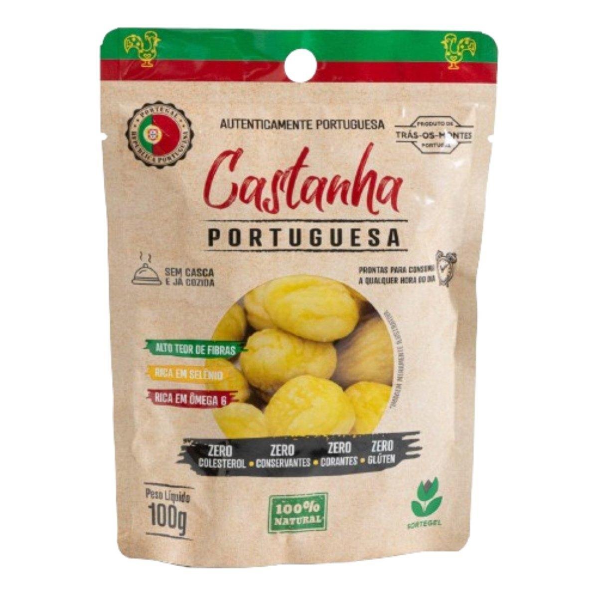 Castanha Portuguesa Cozida Importado 100g