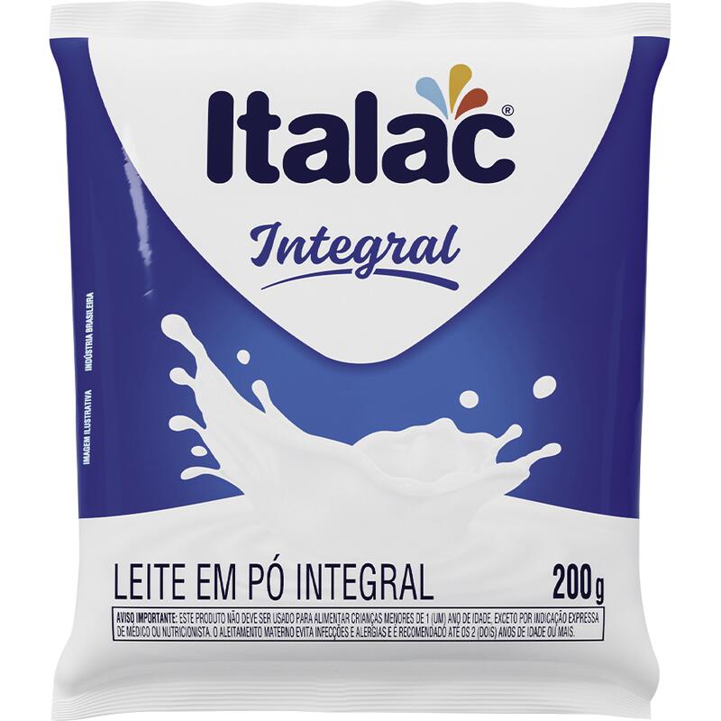Leite em Pó Italac Integral 200g
