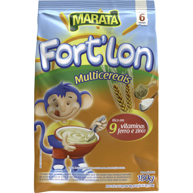 Mingau Maratá Fort'lon Multicereais 180g