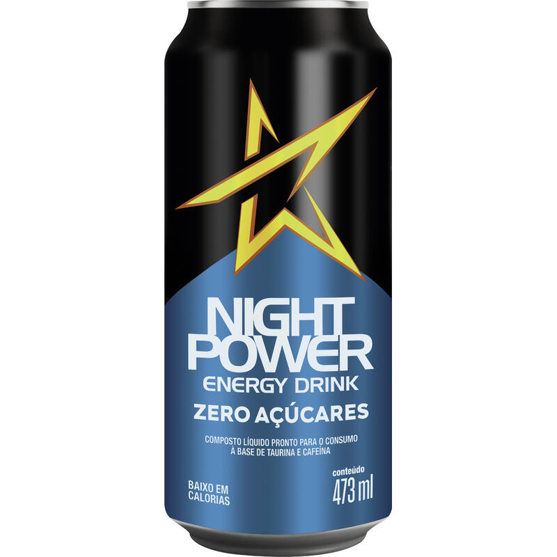 Energético Night Power Energy Drink Zero 473ml