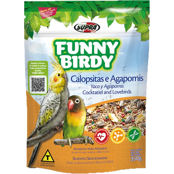 Ração Funny Birdy 350g - Para Calopsita