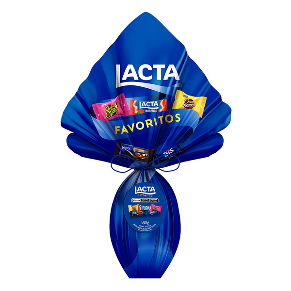 Ovo de Páscoa Lacta Favoritos 540g