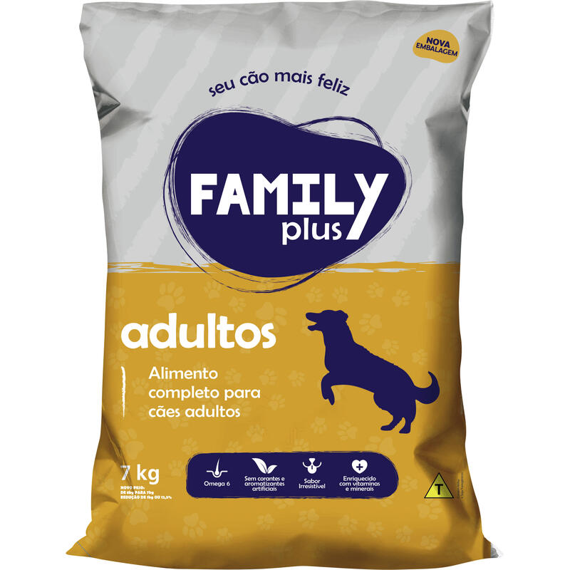 Alimento para Cães Family Plus Adulto 7kg
