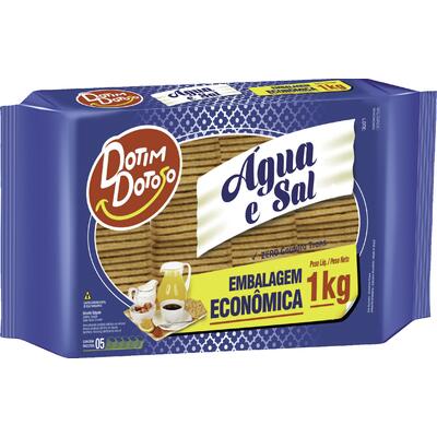 Biscoito Dotim Dotoso Água e Sal 1kg