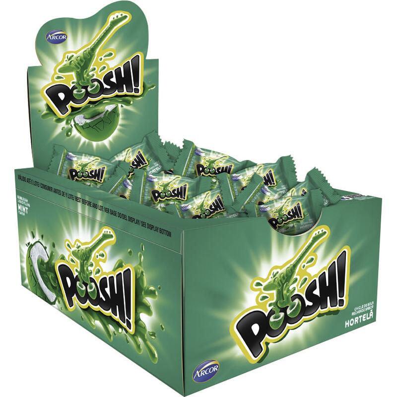 Chiclete Arcor Poosh Hortelã 200g