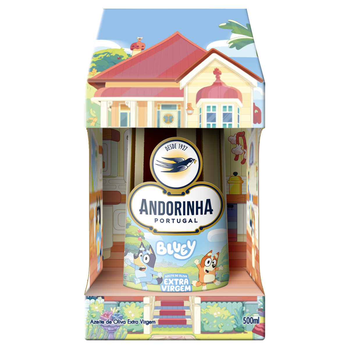 Azeite de Oliva Extra Virgem Português Bluey Andorinha Caixa 500ml