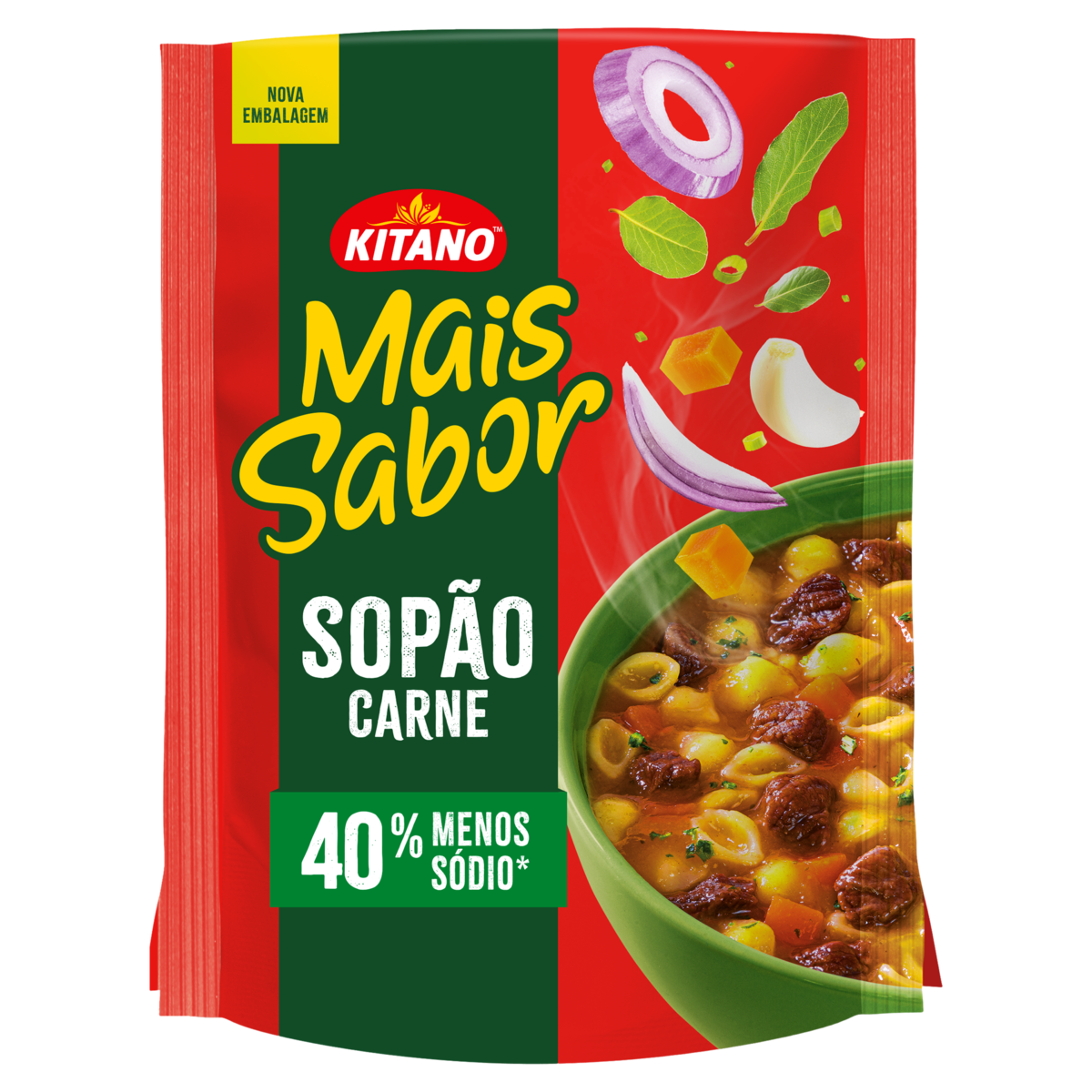 Sopão de Carne com Macarrão e Legumes KITANO 196g