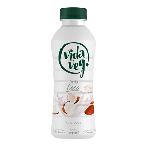Iogurte Vegetal Vida Veg Natural Coco 500ml