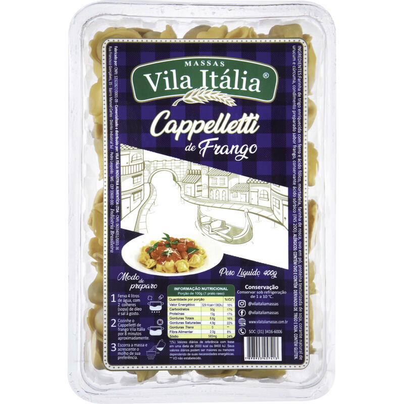 Cappelletti Vila Itália Frango 400g