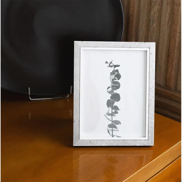 Porta-retrato Wolff 10cm x 15cm - Stone - Cinza - Ref. 61750