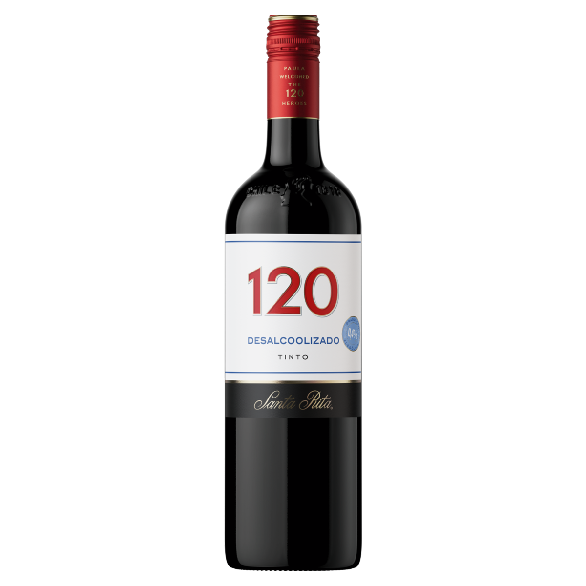 Vinho Chileno Tinto Seco Zero Álcool 120 750ml