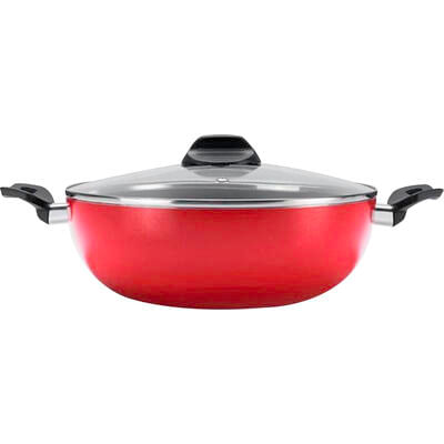 Panela Wok Brinox 28 Garlic Vermelha un