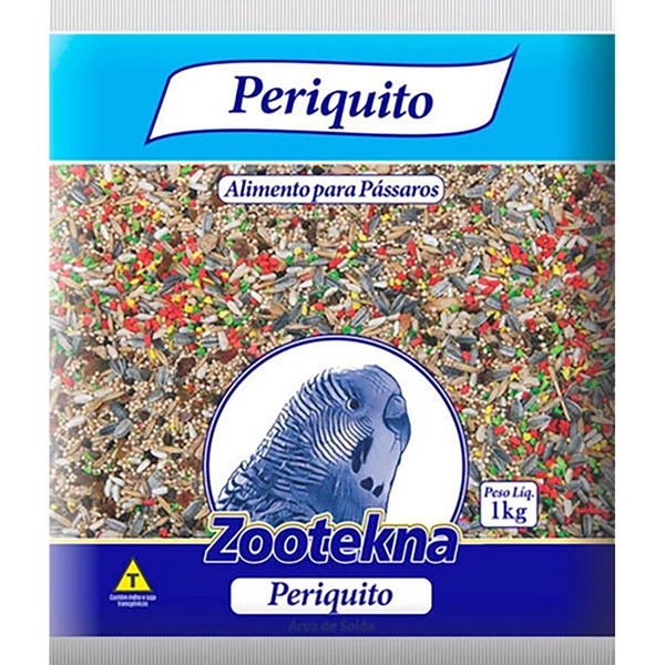 Mistura Zootekna 1kg - Para Periquito