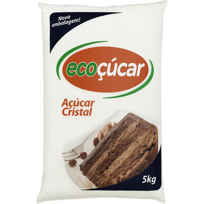 Açúcar Ecoçúcar Cristal 5kg
