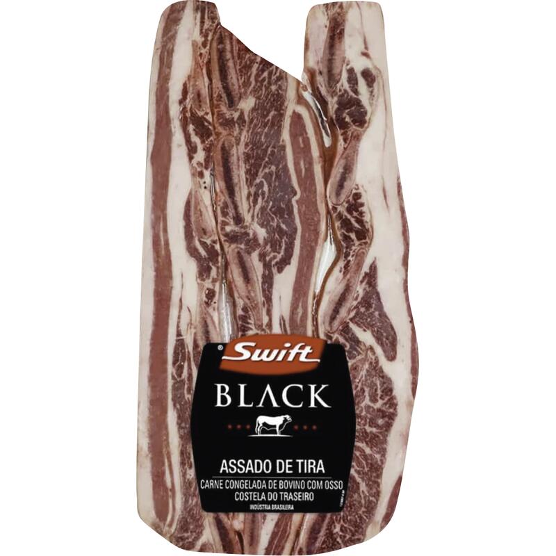 Carne Bov Assado de Tira Swift Black Cong Preço por quilo na peça