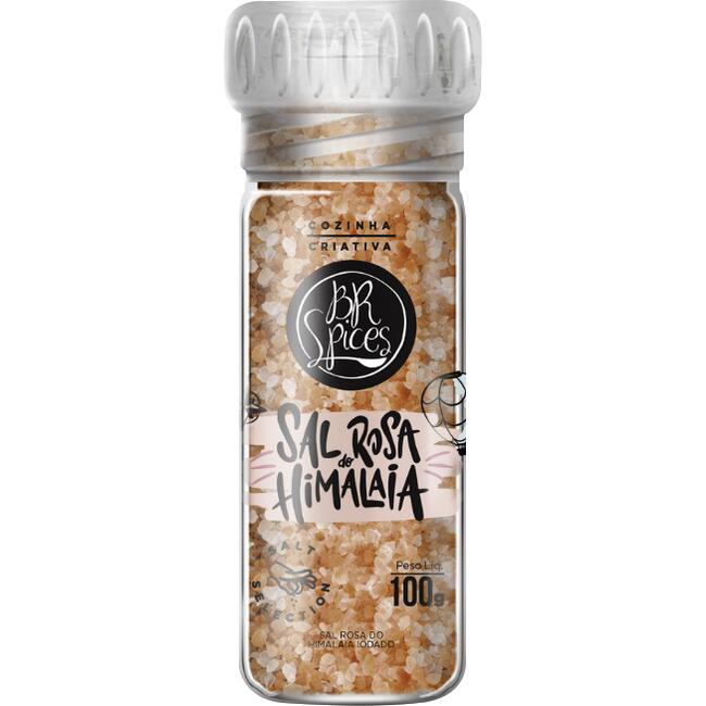 Moedor Br Spices Sal rosa do Himalaia 100g