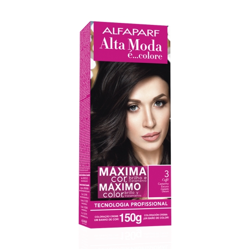 Coloração Alfaparf Castanho Escuro 3.0 150g