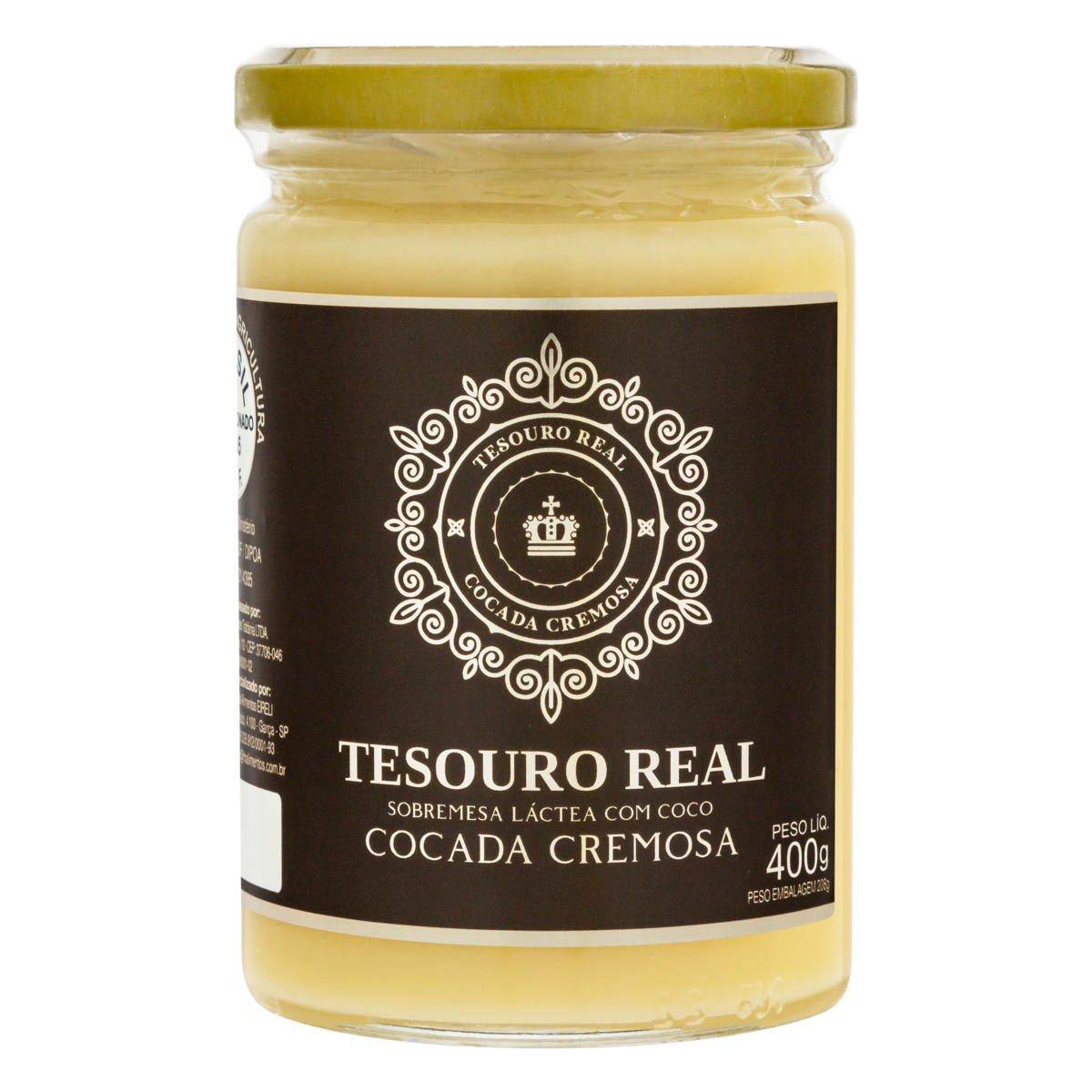 Cocada Cremosa Tesouro Real Vidro 400g