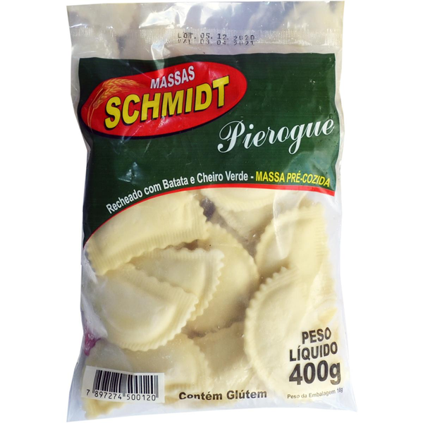 Pierogue Schmidt 400g - Batata com Cheiro-verde