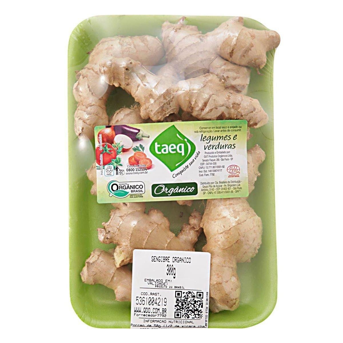 Gengibre Orgânico Taeq 300g