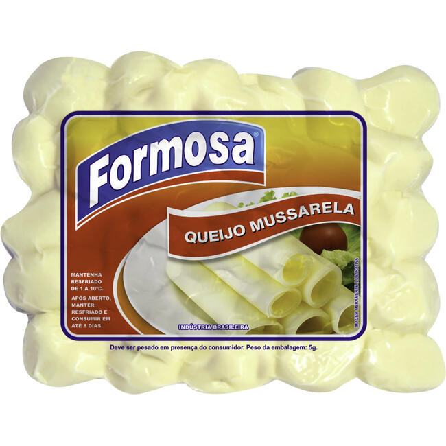 Queijo Mussarela Bolinha Formosa Preço por quilo no pacote