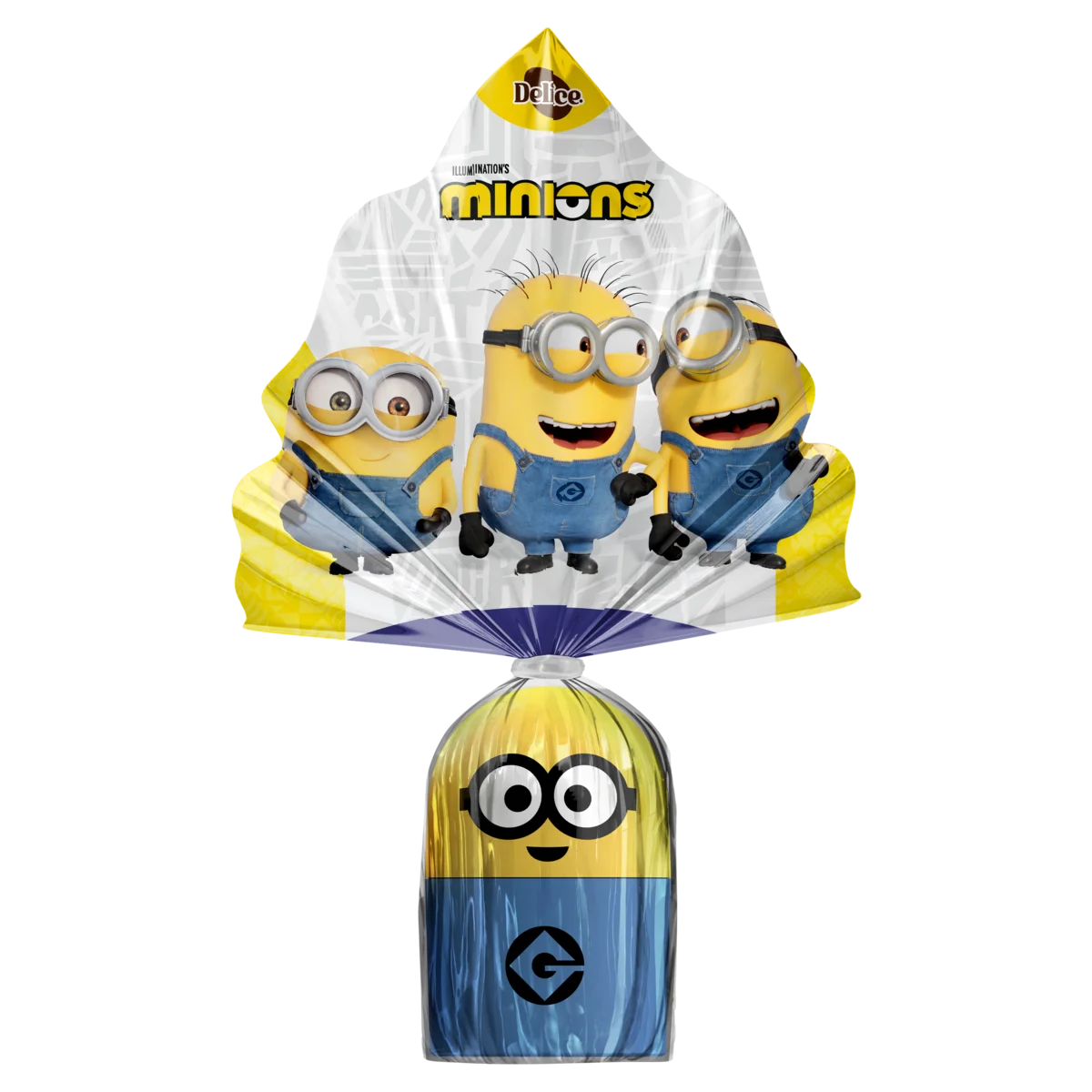Ovo de Páscoa ao Leite Minions Topcau 90g Vem com Um Big Toy