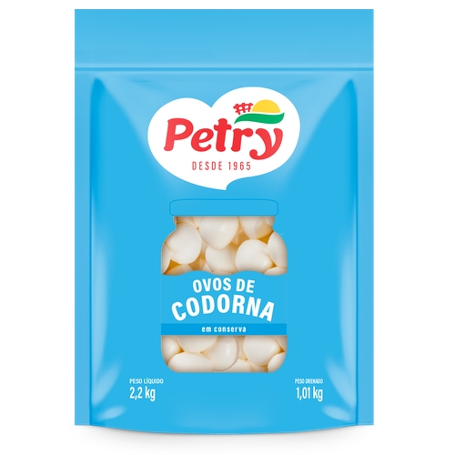 Ovo de Codorna em Conserva Petry 1,01kg