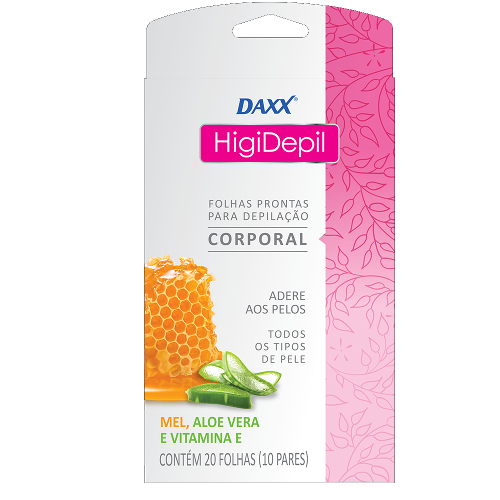 Folha De Depilação Corporal Daxx Higi Depil Comades