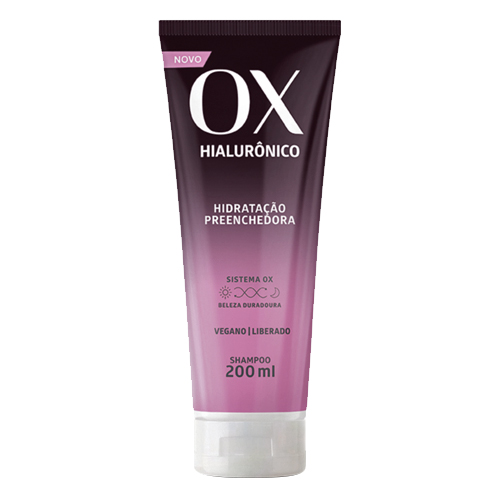 Shampoo Hialurônico OX Hidratação Preenchedora 240ml