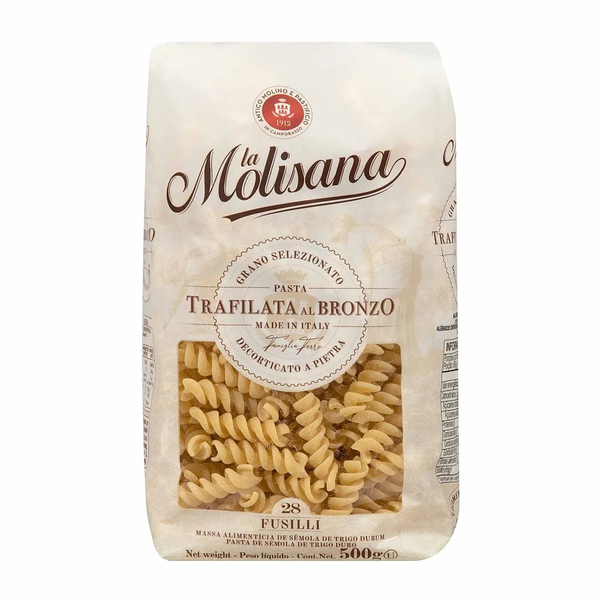 Massa Italiana Grano Duro LA MOLISANA Fusilli 500g