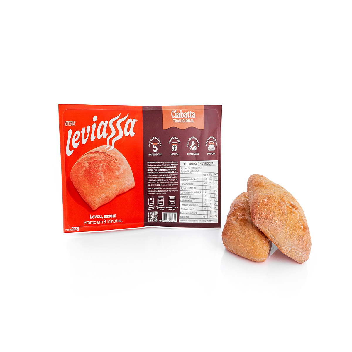 Ciabatta Tradicional Leviassa 220g