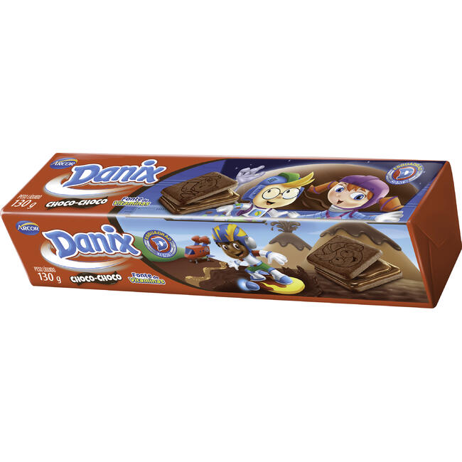 Biscoito Recheado Danix Choco-Choco 130g