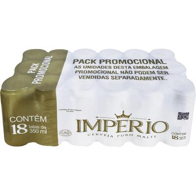 Cerveja Império Puro Malte 18x350ml