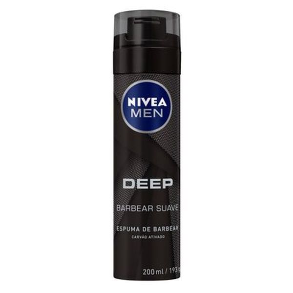 Espuma de Barbear Nivea Men Deep 200ml