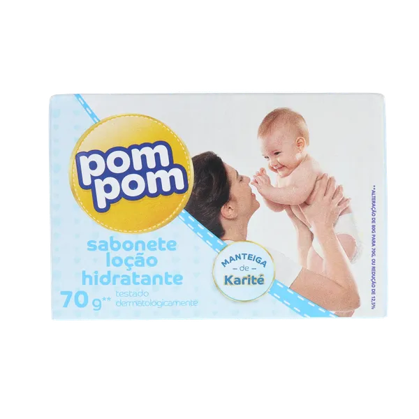 Sabonete Pom Pom 70g - Loção Hidratante
