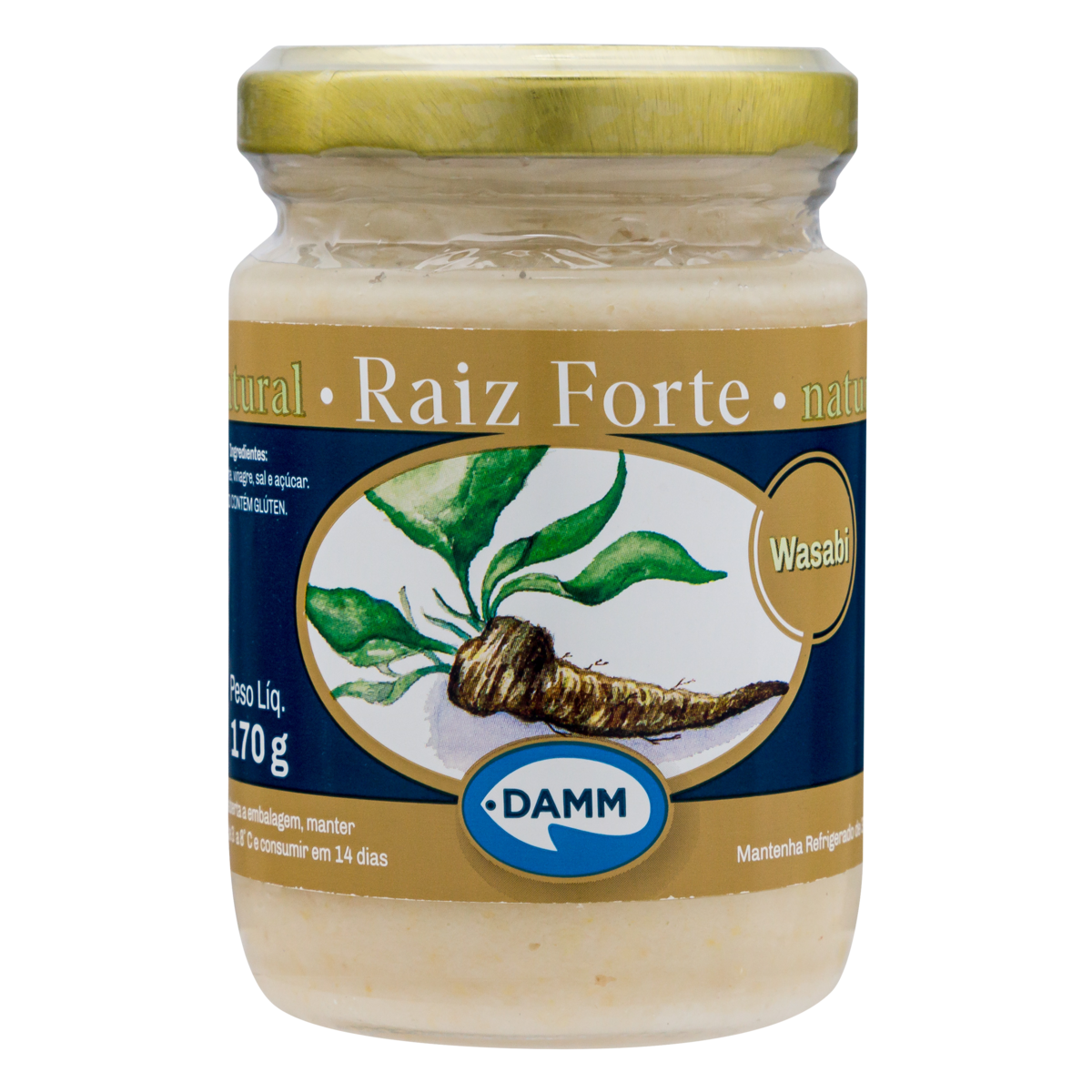 Raiz Forte Wasabi Damm Vidro 170g
