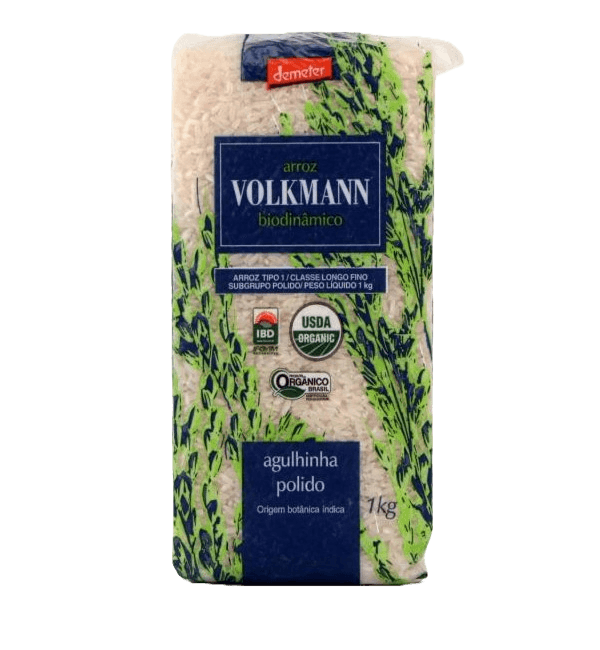 Arroz Agulhinha Polido VOLKMANN Orgânico 1kg